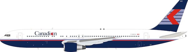 Boeing 767-300 Canadian Airlines C-GSCA with stand B-763-CP-SCA