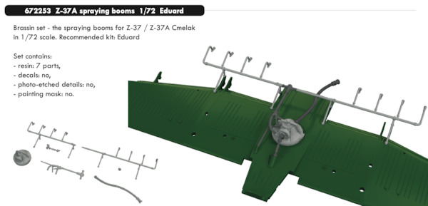 Z37A Cmelak Spraying booms (Eduard) E672253