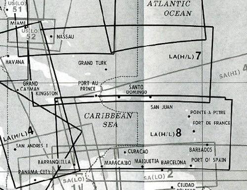 High and Low Altitude Enroute Chart Latin America LA(H/L)7/8