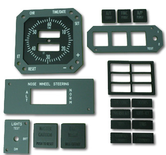 B737 Captain's annunciators P738B09