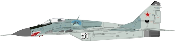 MIG29 Fulcrum C (White 51, Borisoglebsk training center, Summer 2001) HA6501