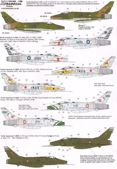 F100D Super Sabre Part 3: Foreign Operators X48085