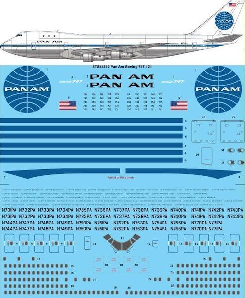 Boeing 747-121 (PanAm - delivery colours) sts44312