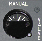 B737 Pressurization valve gauge with servo motors. GAUOVH7