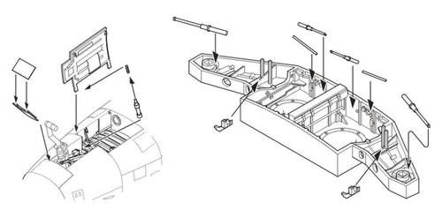 F86F Sabre Undercarriage Set (Hasegawa) CMKA5060