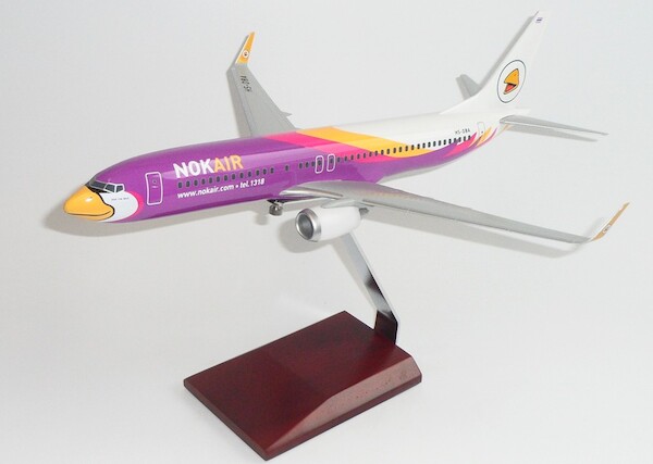 Hogan Wings Reg: HS-DBY 1:200 NokAir Airbus 737-800 with wooden stand 