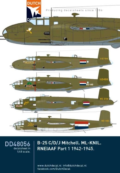 B25B/D/J Mitchell ML-KNIL, NEIAAF part 1 1942-1945 DD48056