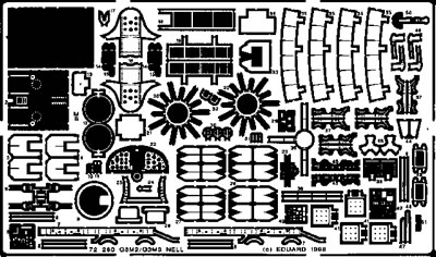 Detailset Mitsubishi G2M2/3 Nell (Hasegawa) E72-260