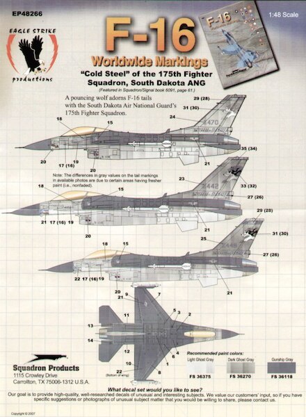 F16 Fighting Falcon (USAF ANG) ES48266