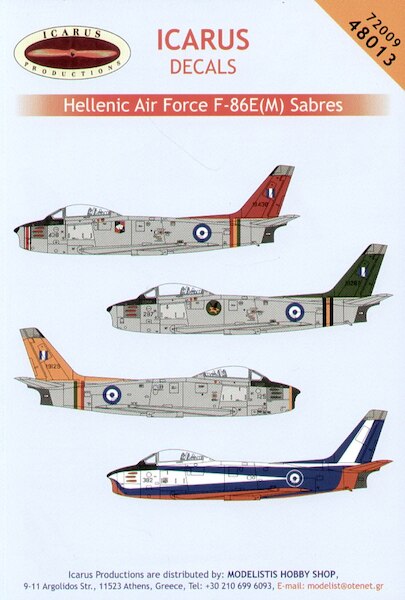 Hellenic F86E(M) Sabre's IC48013