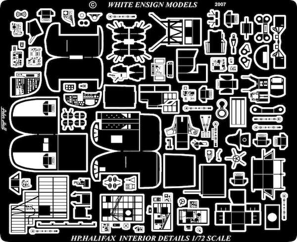 HP Halifax Interior Details (Airfix & Matchbox/Revell) PE7244