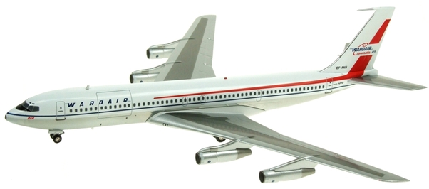 B707-320 (Wardair) CF-FAN - Red Canada Titles - Polished Finish IF7070412B