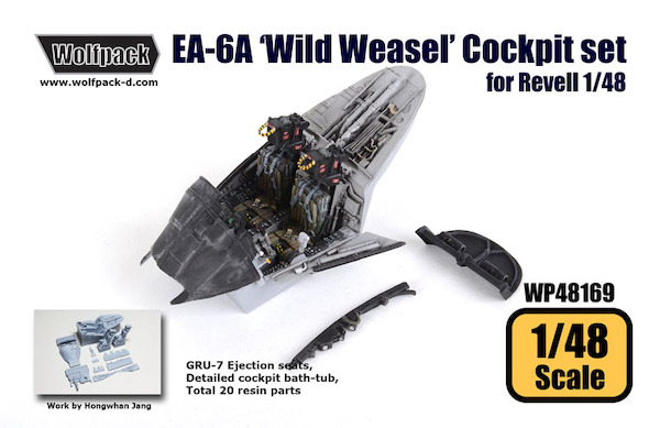 EA6A Intruder '' Wild Weasel'' cockpit set (Revell) WP48169