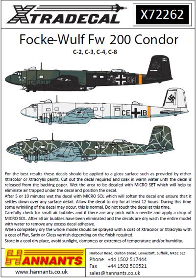 Focke Wulf Fw-200 Condor X72262