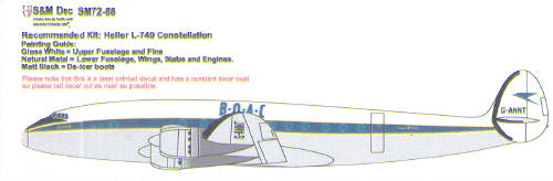 Lockheed L749 Constellation (BOAC) SM72-88