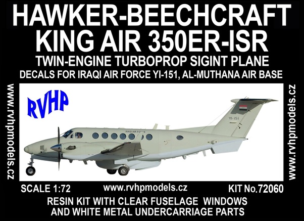 Hawker Beechcraft King Air 350ER-ISR (Iraqi Air Force) RVH72060