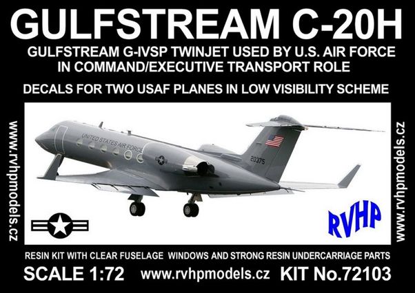 Gulfstream C-20H (2x Lo-vis USAF) RVH72103