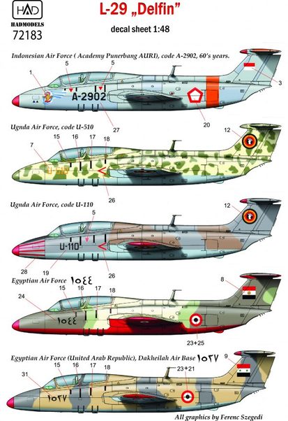 Aero L29 Delfin (Indonesia, Uganda, Egypt) HAD72183