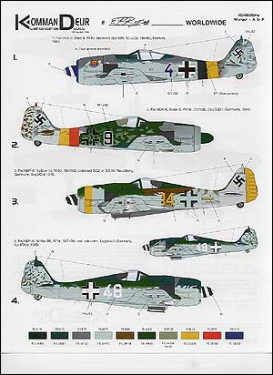 Focke Wulf FW190A/F Wurger KD4805fw