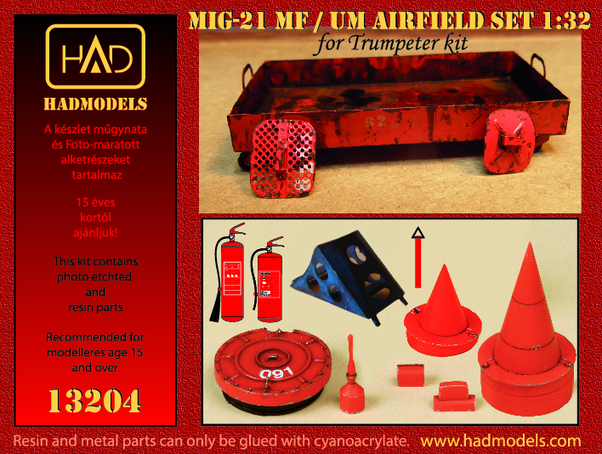 MiG21MF/UM Fishbed Airfeld accessories set (Trumpeter) HAD13204