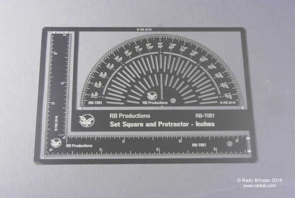 Set Square & Protractor - Inches RB-T051