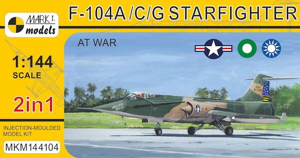 Lockheed F104A/C/G 'Starfighter At War' (2in1) (USAF, Pakistan, Taiwan) MKM144104