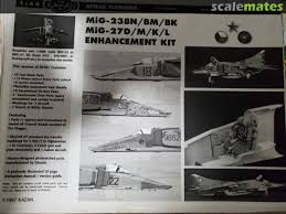 Mikoyan MiG23BN/BM/BK < Mig27D/M/K/L Flogger enhancement kit (ESCI/Hobbycraft) EK001