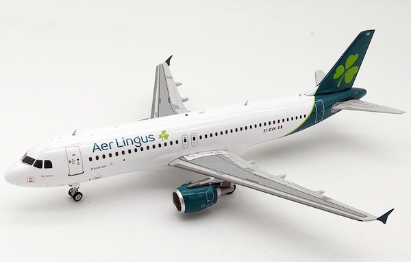 Airbus A320 Aer Lingus EI-DVN With Stand, with tiny paint spot near emergency exit, see picture IF320EI0319-PAINT