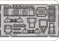 Detailset Sea King HAR mk3 Interior Self Adhesive (Hasegawa) E49-516
