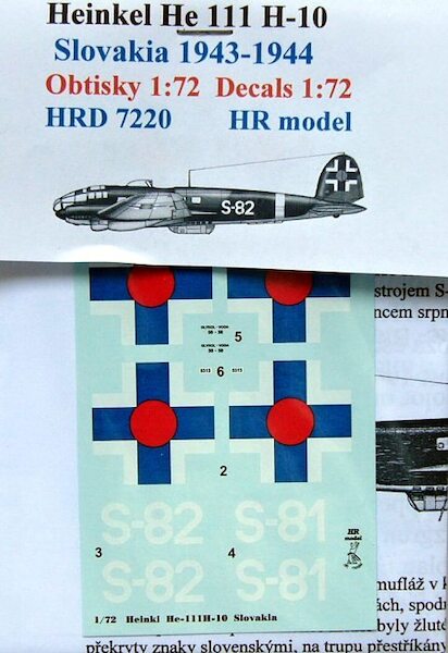 Heinkel He111 (Slovakia 1943-1944) HRD7220