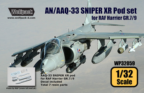 AN/AAQ-33 Sniper XR Targeting pod set (RAF Harrier GR7/9) WP32059