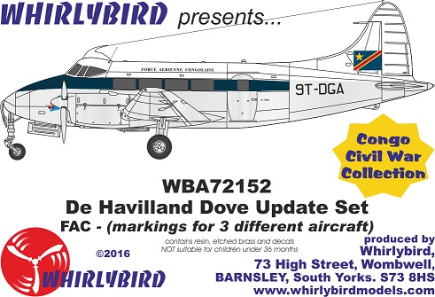 De Havilland Dove (Congo AF) WBA72152