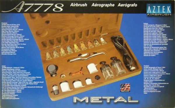 Aztek A470M Metal with ass & Wooden chest A7778