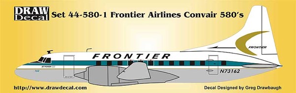 Convair 580 (Frontier) 72-580-1