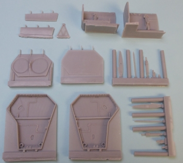 Vickers Valiant Main and Nose wheel bay Set (Airfix) AC72017C