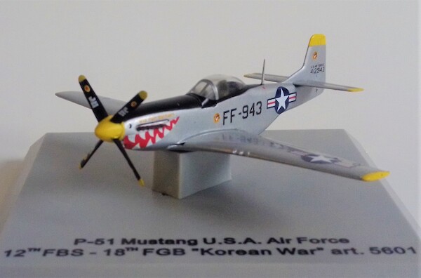 P-51 Mustang USAAF 12th FBS/18th FGB Korean War 412943/FF-943 5601