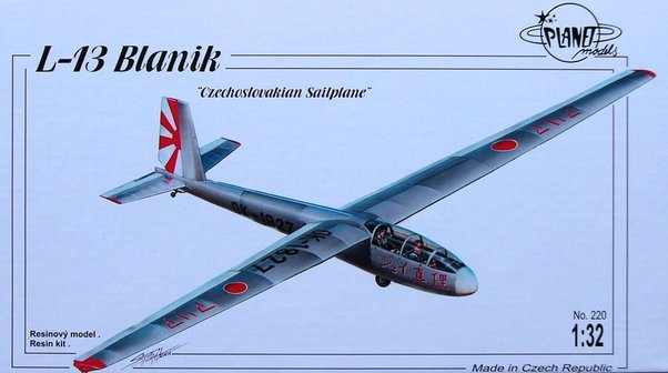 Let L13 Blanik Czechoslovakian Sailplane PLA220