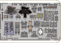 Detailset F100D Super Sabre Interior Self adhesive (Trumpeter) SS365