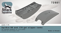 Spitfire Slipper tank 90/170 gallons (one each) AS72081