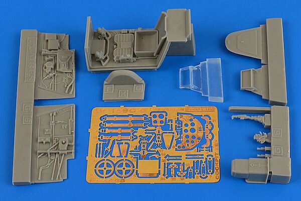 Messerschmitt BF109G-6 Late Cockpit set (Eduard) 4685