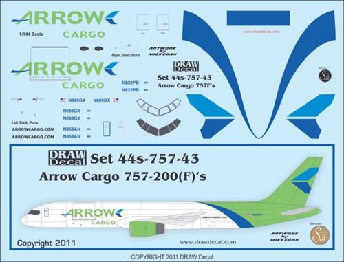 Boeing 757-200F (Arrow Cargo) 44-757-43