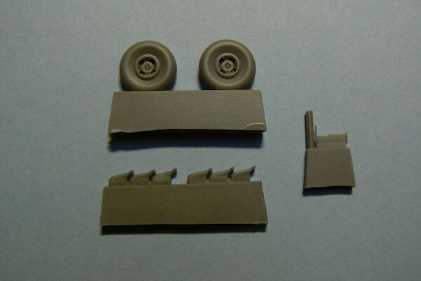Fairey Fulmar MKII Wheels and exhausts (Vista, Smer, Revell) RART7302