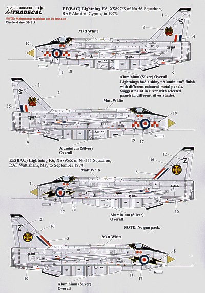 EE Lightning F6 Natural metal (56sq, 111Sq) x32016