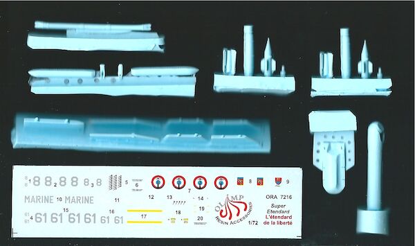 AMD Super Etendard update set (Academy, Heller) ORA72-16