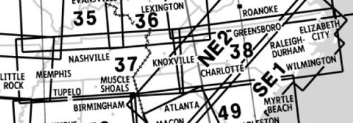 Low Altitude Enroute Chart USA US(LO)37/38