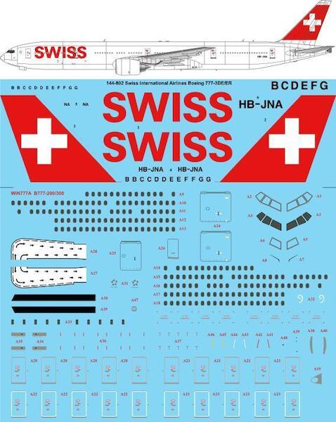 Boeing 777-300 (Swiss) 144-802