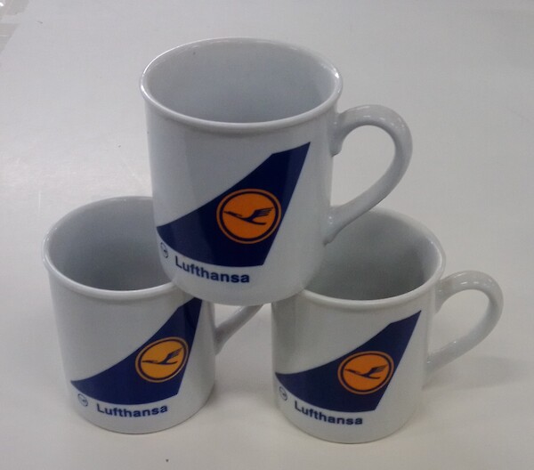 Mug Airline Tail design one side: Lufthansa MOK-AL-LH