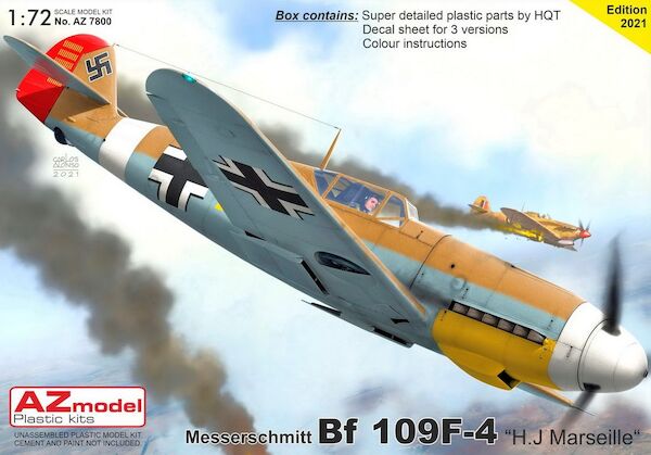Messerschmitt Bf 109F-4 'H.J. Marseille' az7800