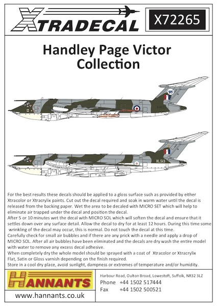Handley Page Victor Collection X72265
