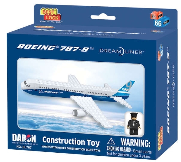 Construction Block Toy (Boeing House Color) 55 piece BL787